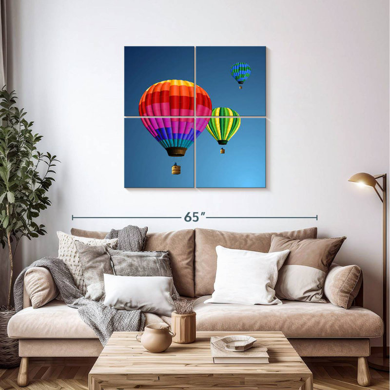 Montgolfières Mehar Blue Sky, H 38 po x l 38 po