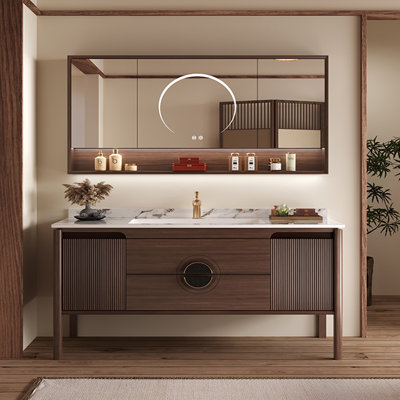 Simple modern Chinese style bathroom cabinet