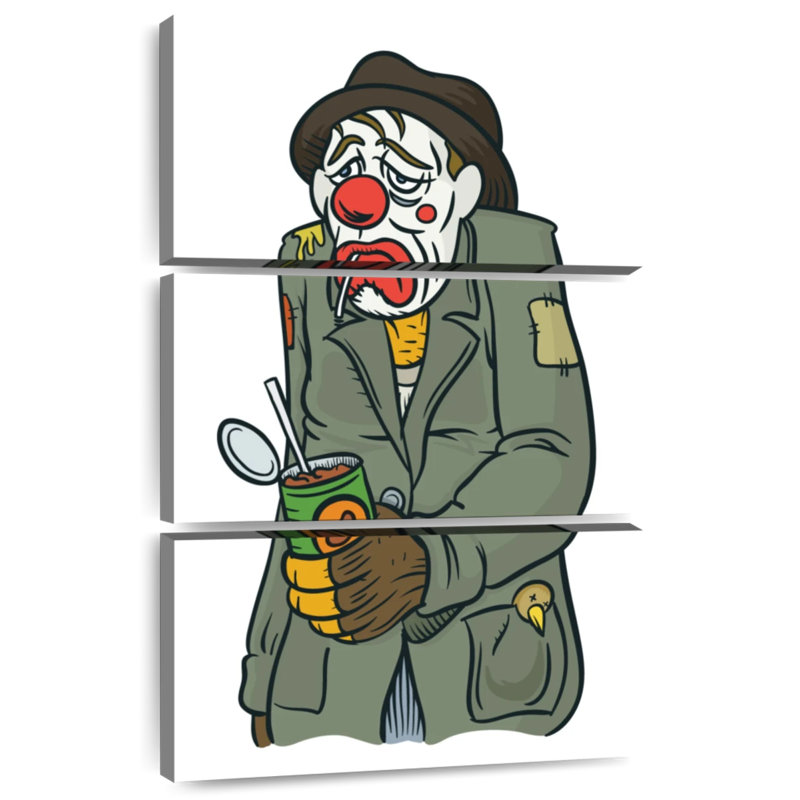 Clown Leisha Hobo, H 32 po x l 20 po