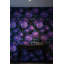 Papier peint floral, décoration murale moderne mauve