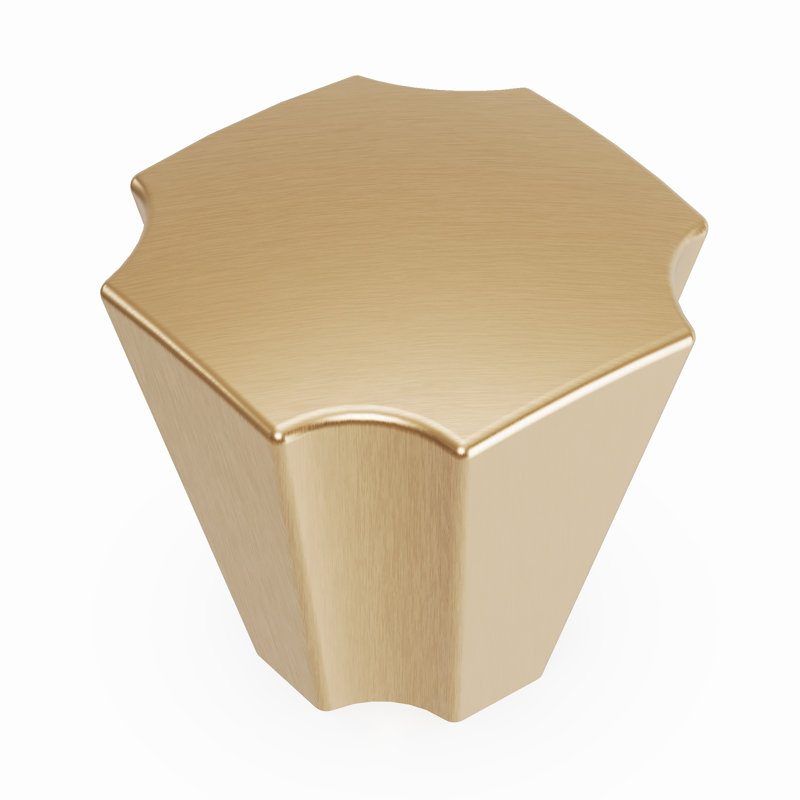 Monarch Collection Conical Knob - 1-1/8" x 1-1/8 " Cabinet Knob Champagne Bronze - Transitional Hardware for Drawers & Cabinets