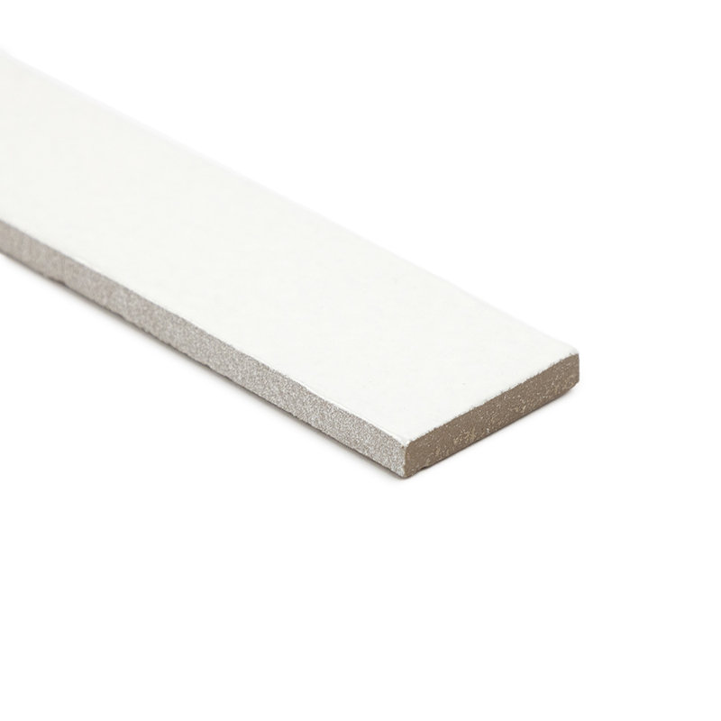 Carreau de porcelaine lustré 2 po x 18 po Aria, Bianco