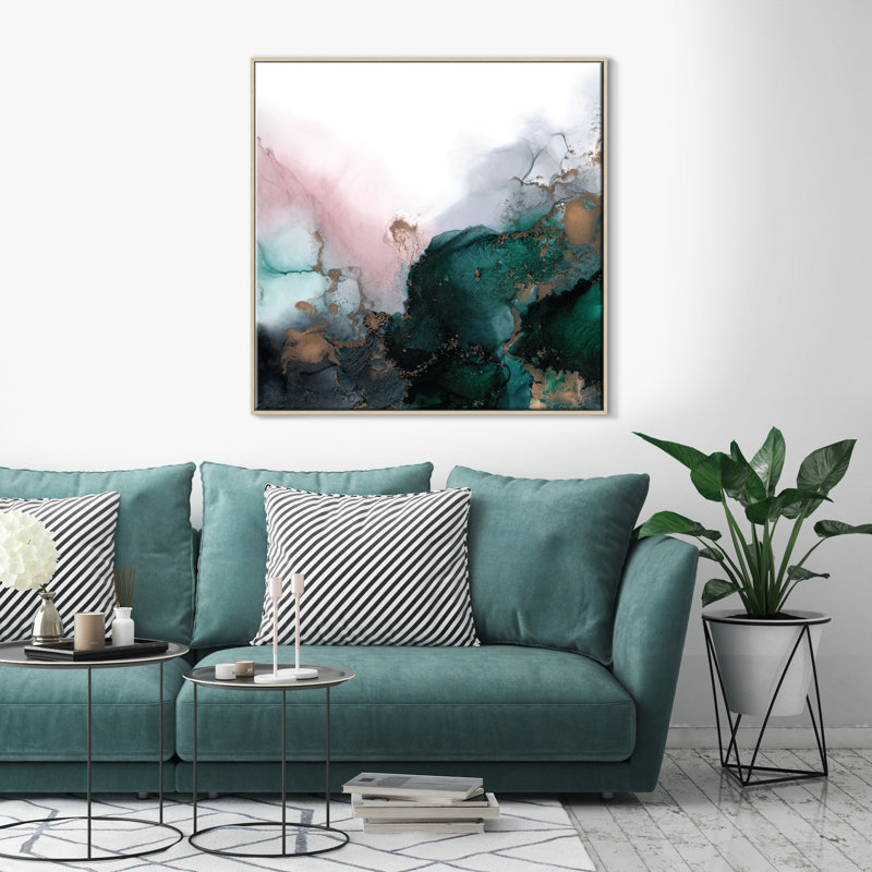 Emerald Valley by Fern Siebler - Painting on Canvas, Wrapped Canvas, 76 cm H x 76 cm W x 4 cm D