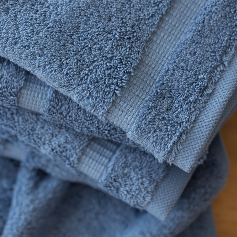 Antalya 100% Cotton Plush Washcloth, C.Blue