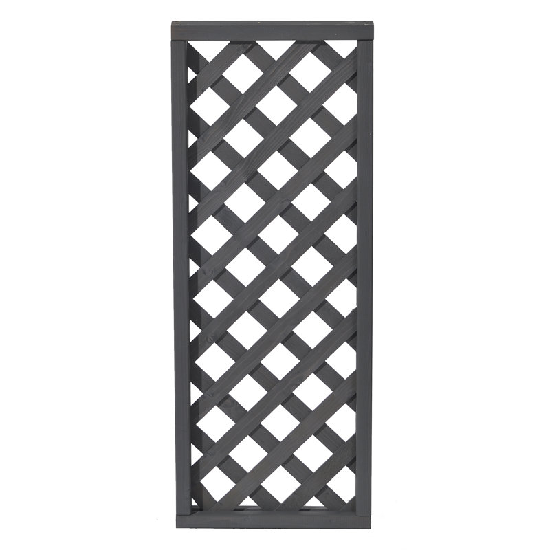 105cm H x 30cm W Wood Lattice Panel Trellis