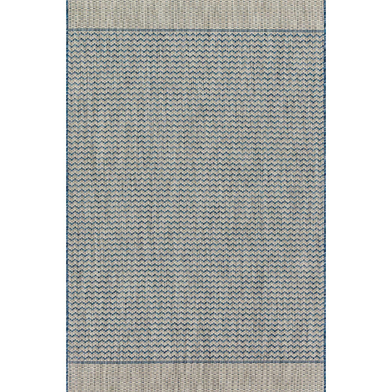 Tapis gris/bleu Isle