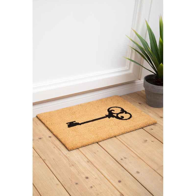 Becerra Non-Slip No Pattern Doormat