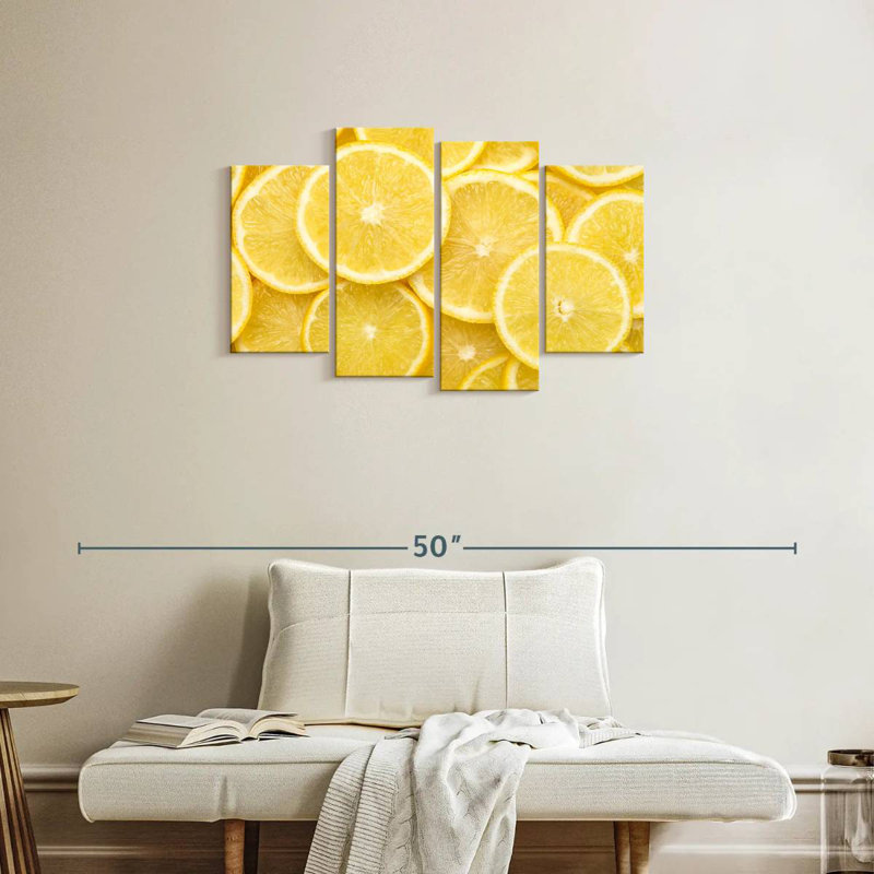 Yarlin tranches de citron, H 22 po x l 36 po