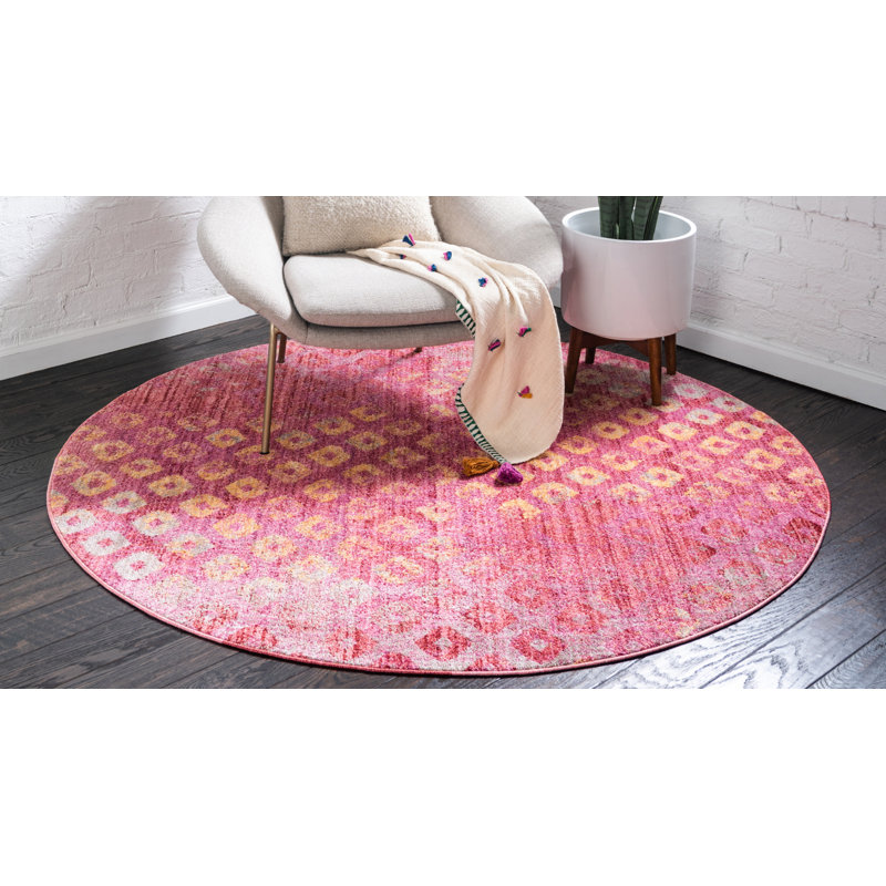 Kyng Geometric Indoor Rug, Round 6'1"