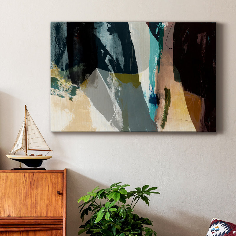 Obscure Abstract VIII - Wrapped Canvas Print, 12" H x  8" W x 1" D