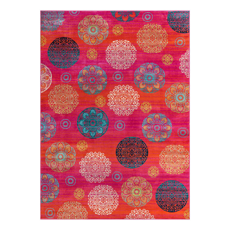 Akridge Floral Indoor Rug, Rectangle 10' x 14'