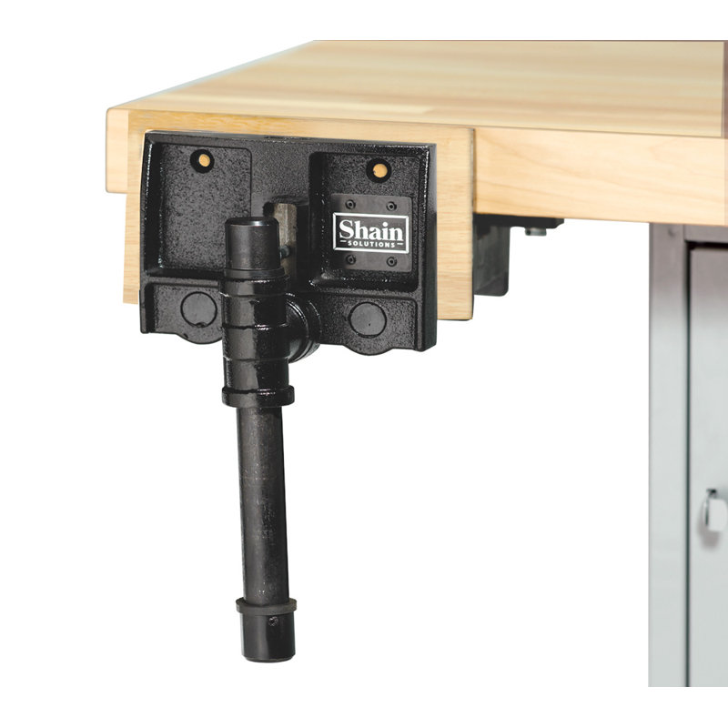 64'' W Wood Top Workbench, No Vise