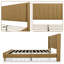 Eriksay Low Profile Upholstered Platform Bed with Wingback Headboard-296471638-285553481