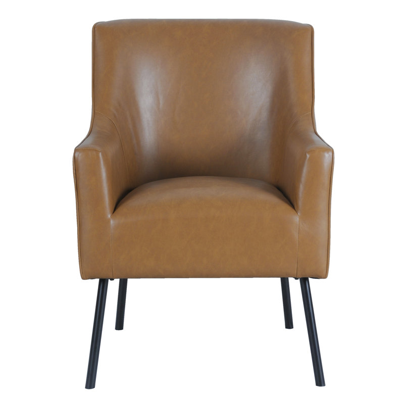 Joclynn Faux Leather Armchair