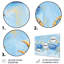 «Blue Yellow Coastal Crab Bataille», ensemble de reproductions d'art mural animaux-107189534-107189535