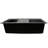 Nantucket Sinks 33 inch Dualmount Workstation Granite Composite Black