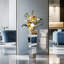 Glass Floor Vase
