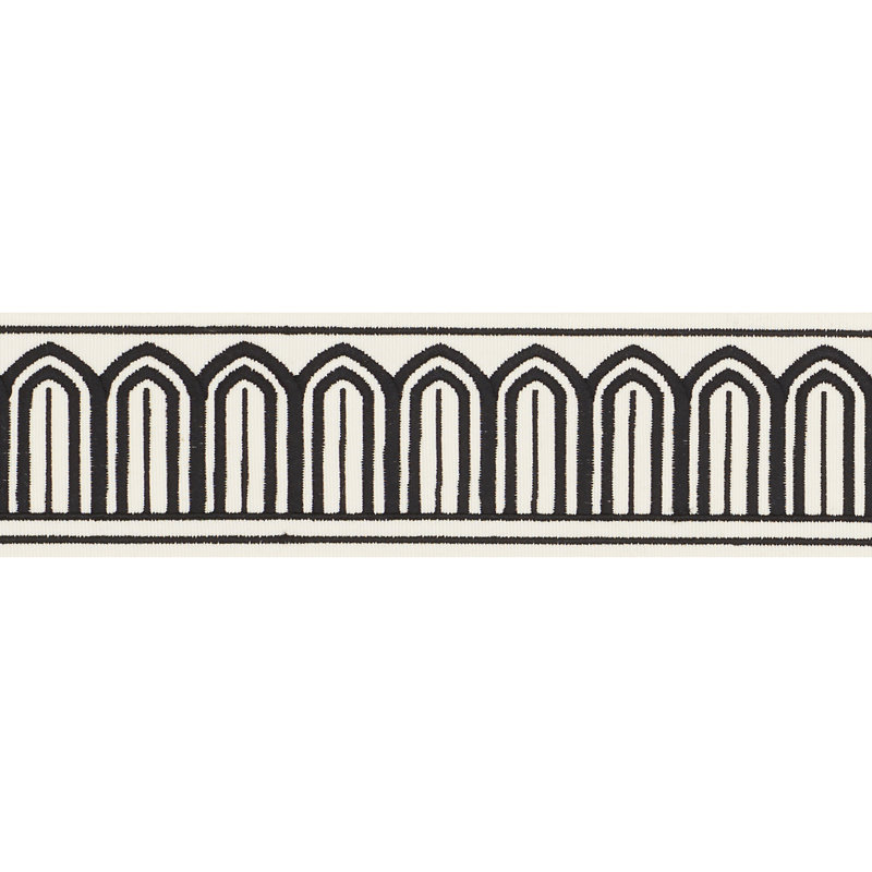 Ruban Schumacher x Miles Redd Arches, Noir / blanc