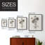 Impression florale vintage encadrée CECXVII - bois massif-112348303-112348302