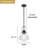1-Light Farmhouse Schoolhouse Glass Pendant for Kitchen or Dining -339518233