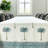 Square Tablecloth - Coastal Palm Tree Blue -627911753