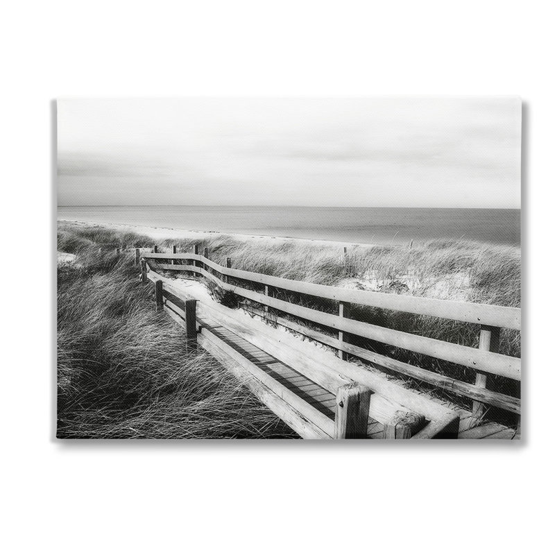 «Coastal Boardwalk Landscape» sur, H 36 po x l 48 po