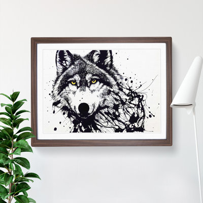 Arty Wolf - Single Picture Frame Print