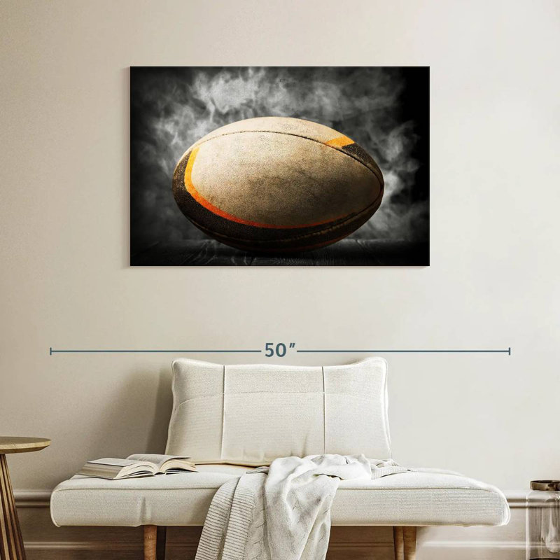 Ballon de rugby Siréci, H 26 po x l 39 po