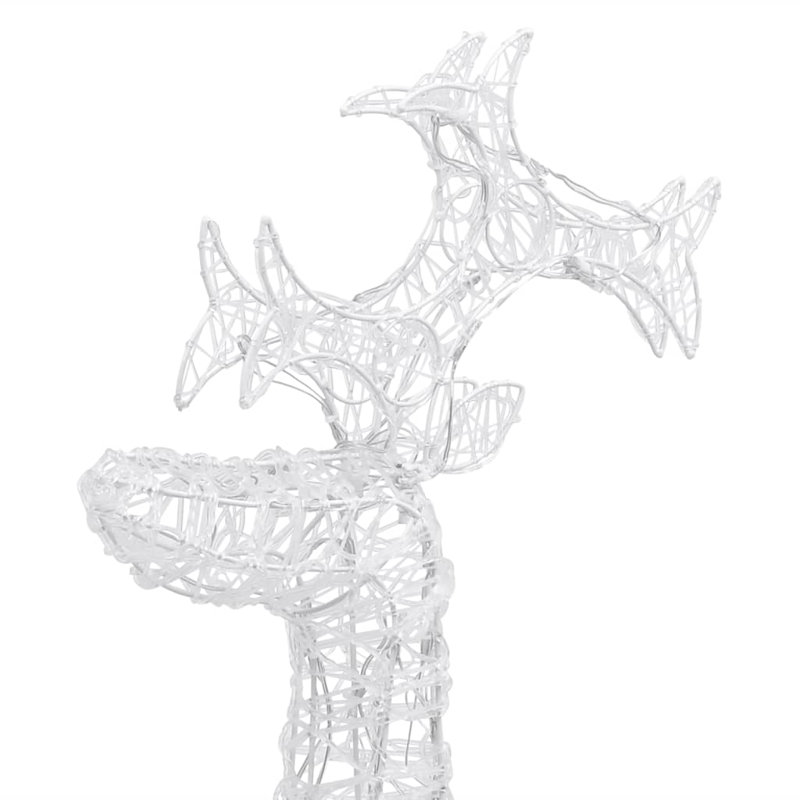 Weather Resistant Acrylic Christmas Decoration, Cold White