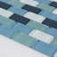 Carreau de mosaïque en verre à bord droit 1 "x 2" pour piscine-37230651
