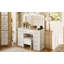 Meuble-lavabo luxueux avec 10 ampoules Hollywood, 3 modes d'éclairage couleur, une coiffeuse classique avec tabouret rembourré et 9 tiroirs de rangement pour la chambre à coucher, blanc