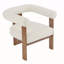 Chaise d'appoint moderne rembourrée avec accoudoirs ronds-1780784880