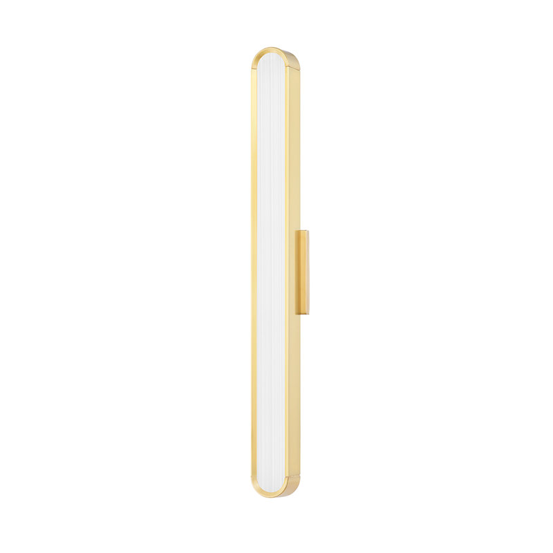 Starkey - LED Bath Bracket - Medium - Aged Brass Frame - Clear Diffuser, Aged Brass