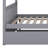 Full Over Full Rubber Wood Bunk Bed With Trundle, Ladder And Guardrails-106347409