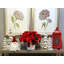Poinsettia Holiday Floral in Fiberstone Pot