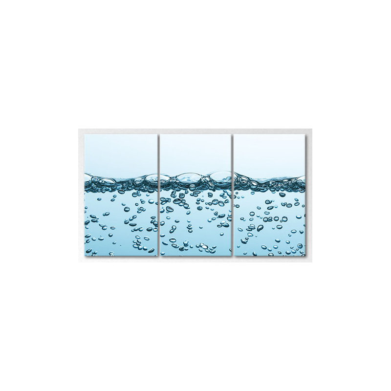 3 Piece No Frame Print on Canvas
