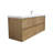 Moncear 59 " W Wall Mounted Wall Mounted 1 Single Vanity Bathroom Vanity With Acrylic Top-348527874