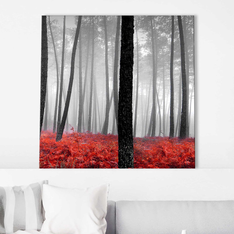 «Autumn Woods II» par Photoinc Studio - photographie, Toile tendue, H 18 po x l 18 po x P 1 po