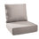 Wickes 24 In. X 24 In. Outdoor Deep Seating Lounge Chair Cushion 6" Thick Water-Resistant Seat/Back Cushion