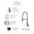 Transolid Bell'arte Pull Down Kitchen Faucet-48275740