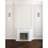 Chrome 7" Wide Wall Light for Hallway, 4-Light Sconce with E12 Base & Faceted Crystals – LED Compatible, BACL Certified