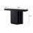 Console Table, Black Mirrored Finish