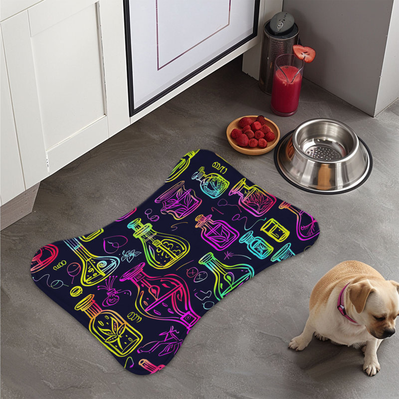 Radiant Spooks - 1 Piece Bone Shape Feeding Mat