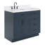 Meuble-lavabo simple en bois massif 42 po Tidworth avec plateau en quartz Carrara de 1,5 po-626085668-668100339-668100340