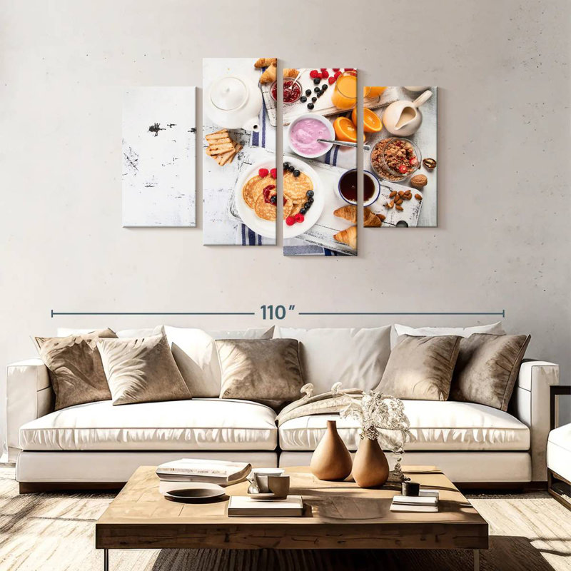 Yarlin Breakfast Selection, 48" H x 75" W