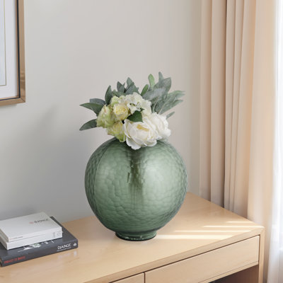  Paride Large Green Glass Vase