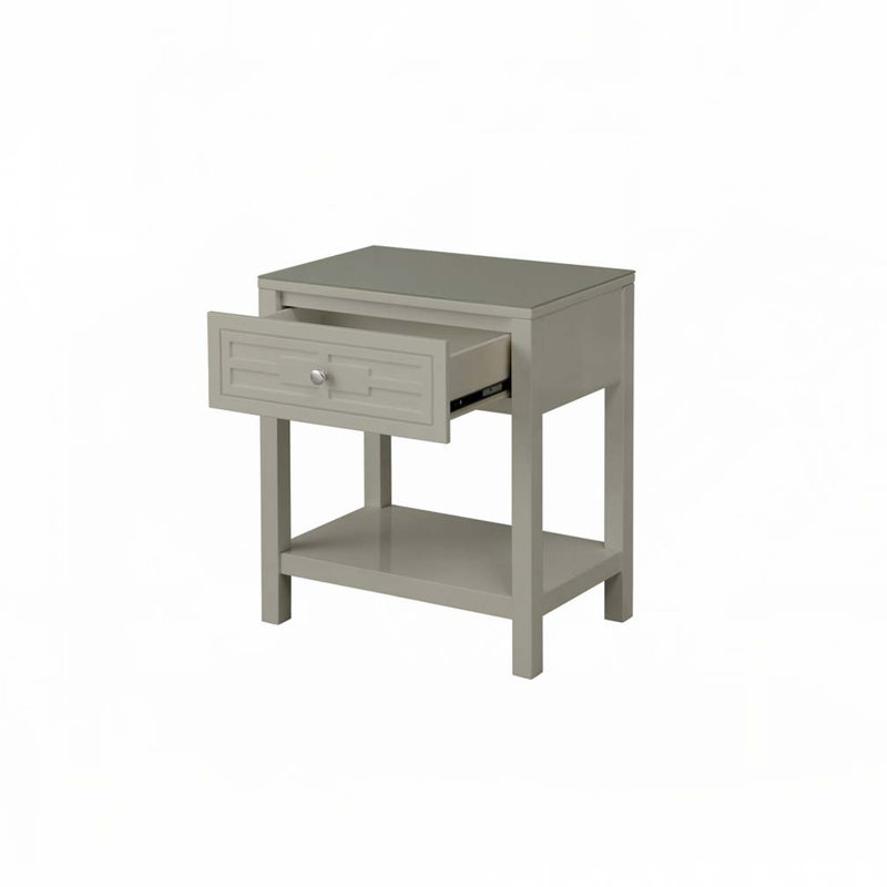 Table de chevet 23 po Taupe