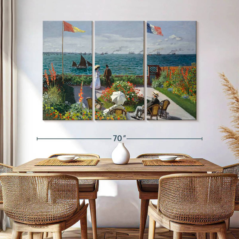Gillard Garden At Sainte Adresse, 36" H x 57" W
