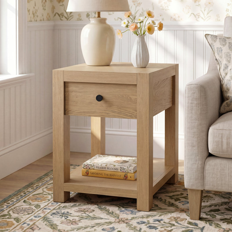Laroche Mini End Table with Storage