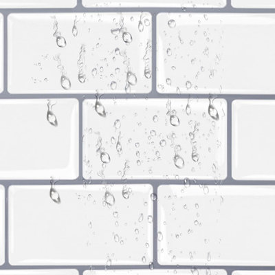 10Pcs Peel and Stick 1.2mm Wall Paneling